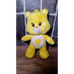 Retired 2015 Kellytoy 9" CARE BEARS Plush Yellow SUNSHINE BEAR Stuffed Animal